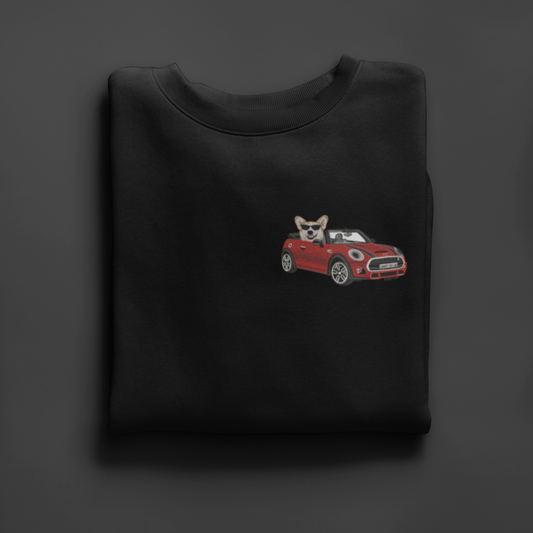 Custom Embroidered Car Sweatshirt